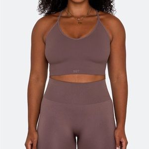 set active pepper sculptflex bra and leggings set